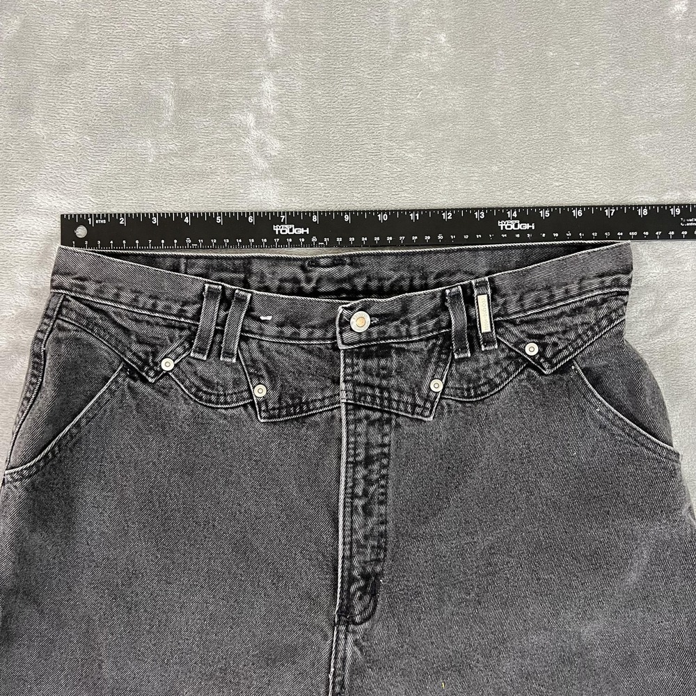 Vintage Rockies Bareback Jeans Women 34 High Rise Tapered Relaxed Denim Charcoal - Picture 5 of 11
